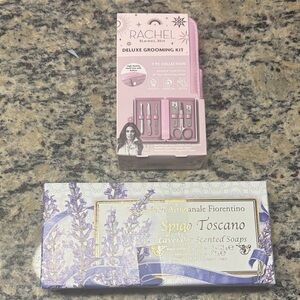 RACHEL Rachel Roy Deluxe grooming kit and lavender soap set